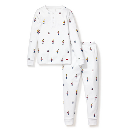 Kid's Pima Snug Fit Pajama Set in Toy Soldier