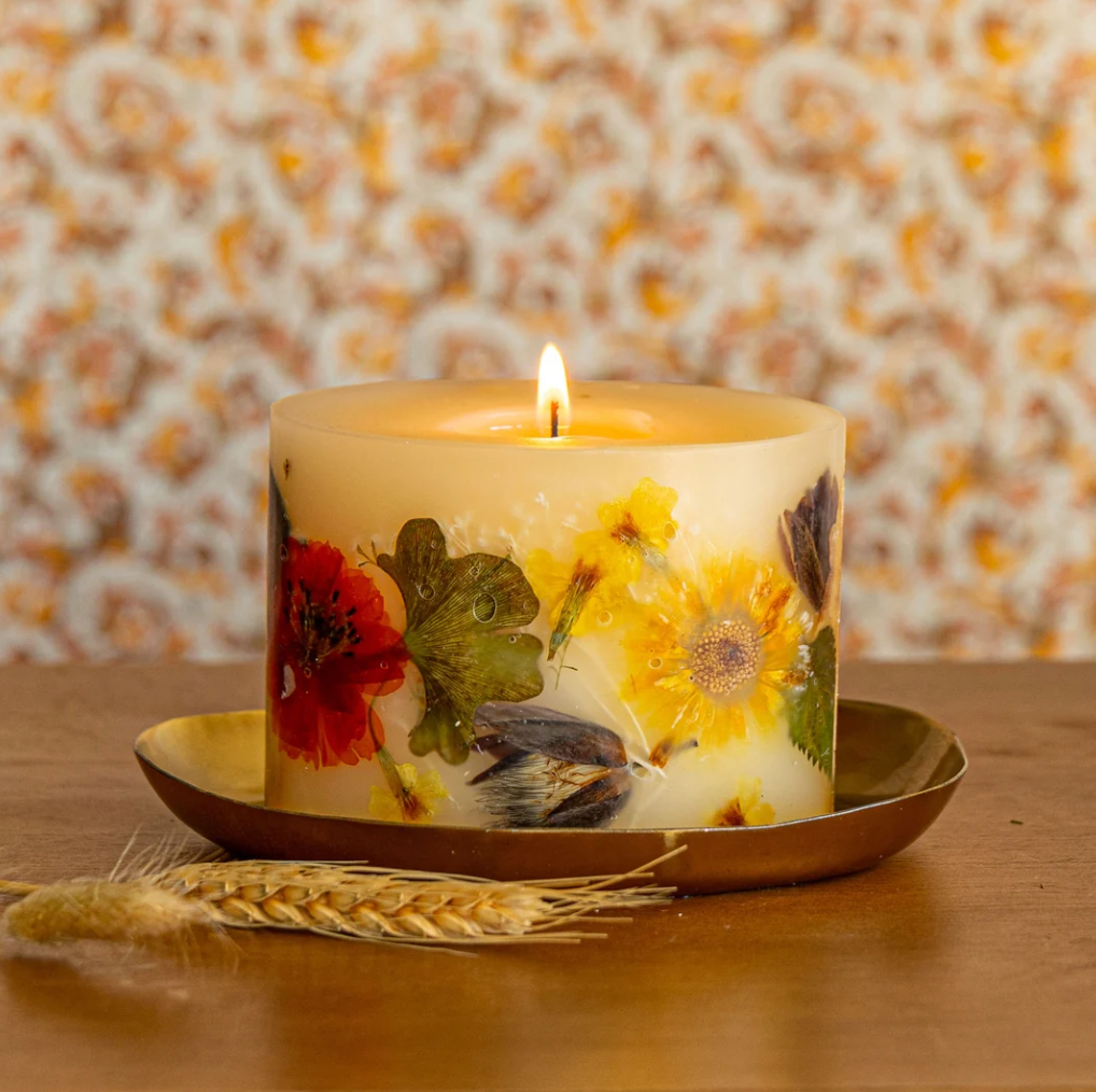 Harvest Pumpkin Petite Oval Botanical Candle
