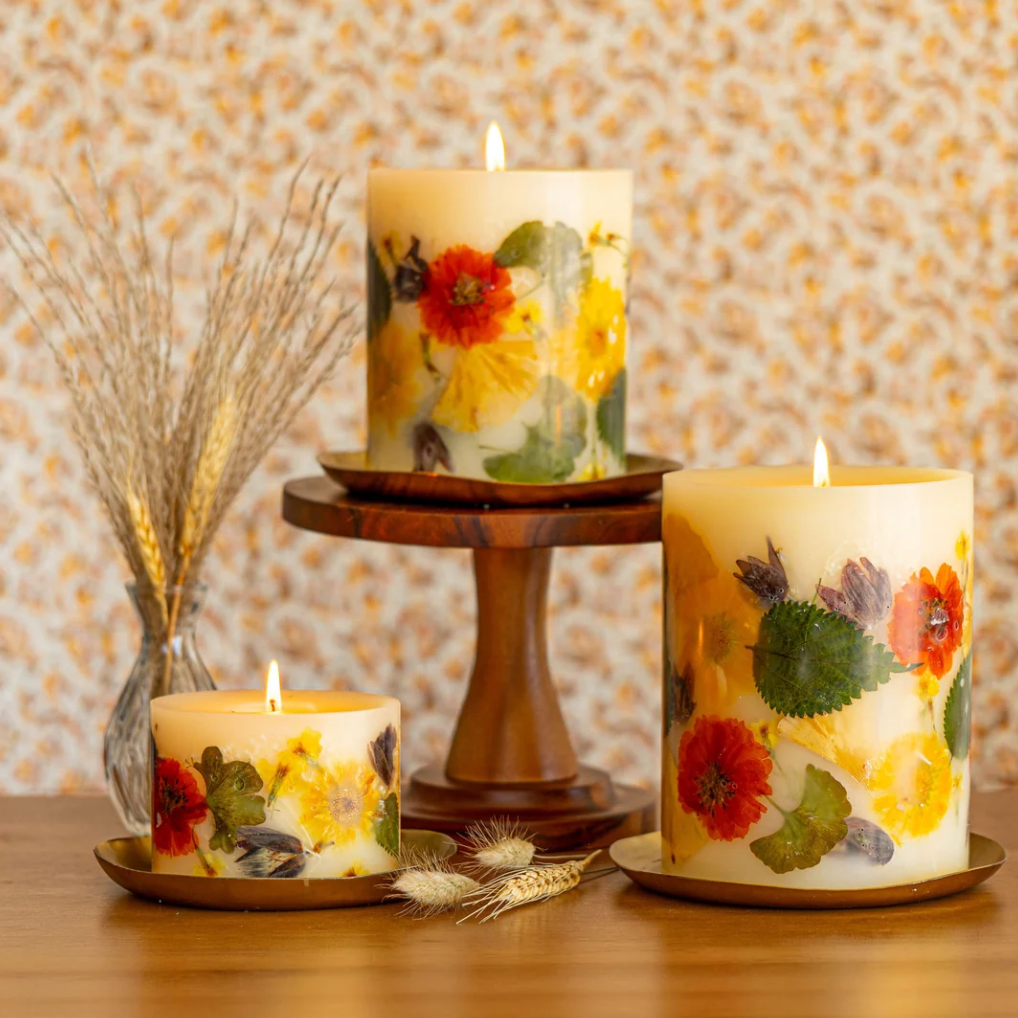 Harvest Pumpkin Petite Oval Botanical Candle