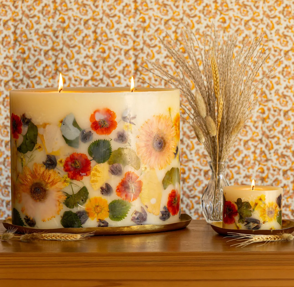 Harvest Pumpkin Petite Oval Botanical Candle