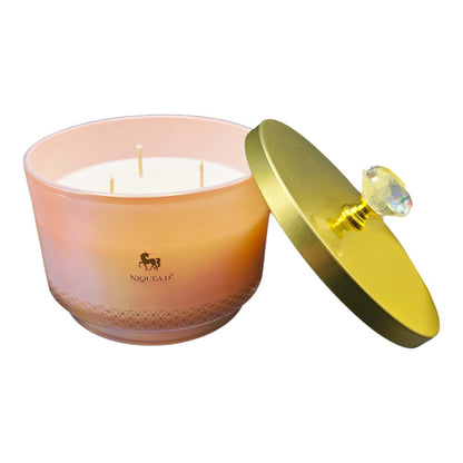 Spring Garden Candle - 16oz Footed Dish