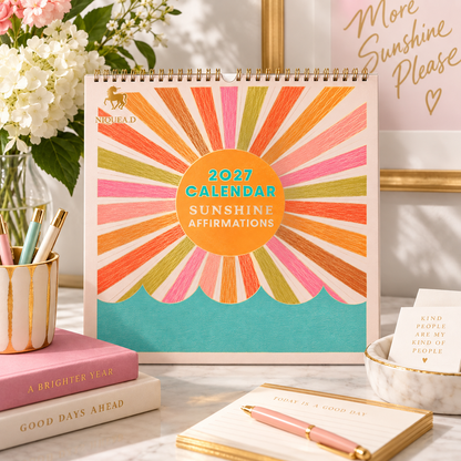 Sunshine Affirmation 2027 Spiral Wall Calendar