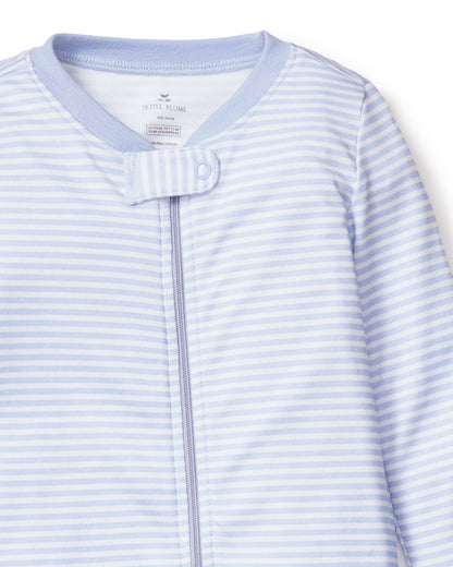 Baby's Pima Snug Fit in Blue Stripes
