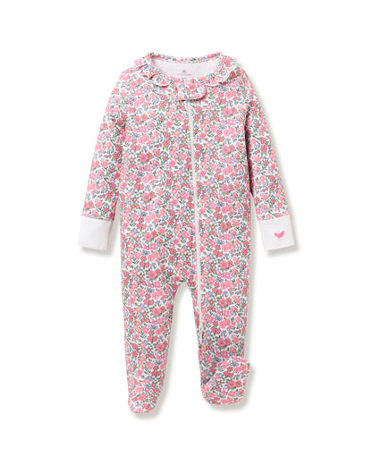 Baby's Snug Fit Romper in Fleurs de Rose