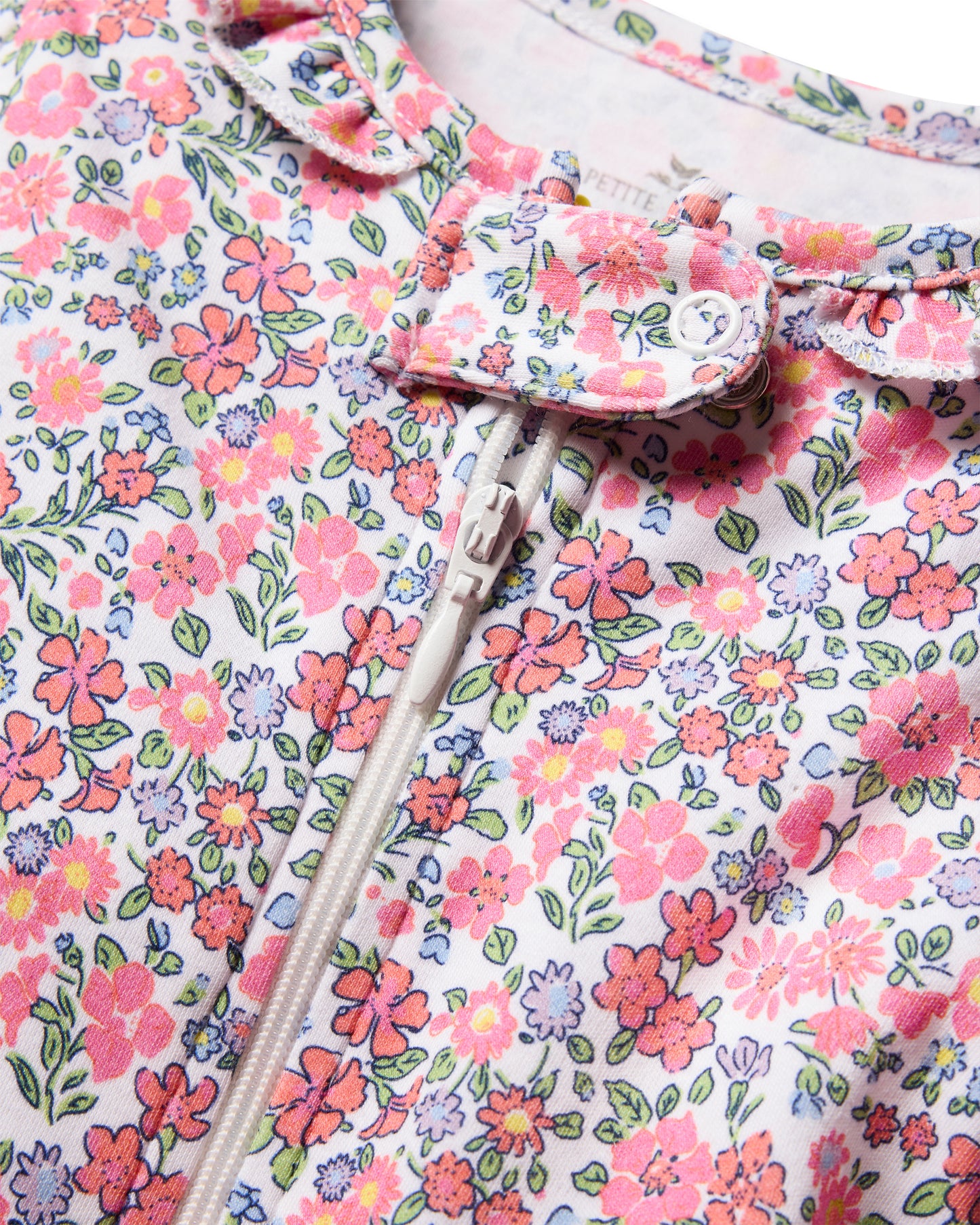 Baby's Snug Fit Romper in Fleurs de Rose