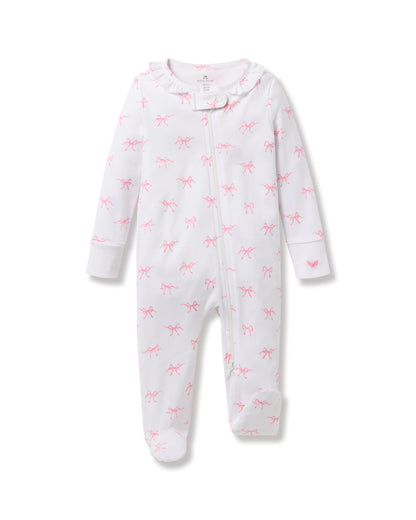 Baby's Pima Snug Fit Romper in Blushing Bows
