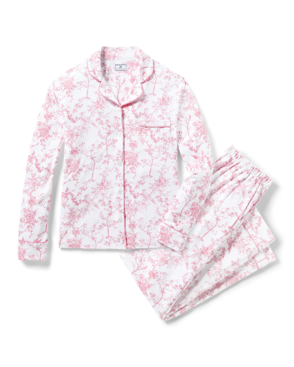 Women's Pima Pajama in Pink Timeless Toile