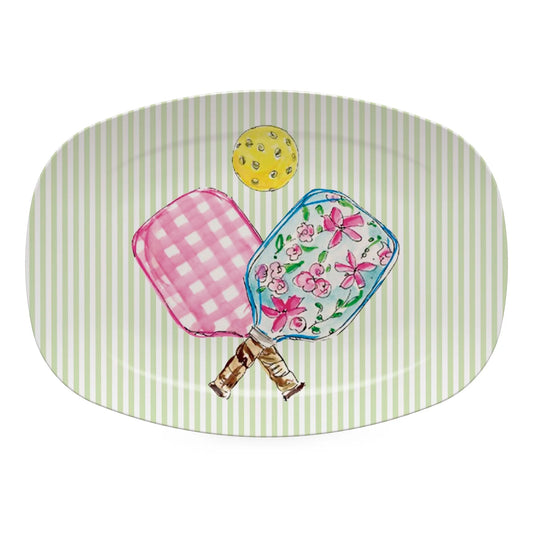 Pickleball Double Paddle Platter