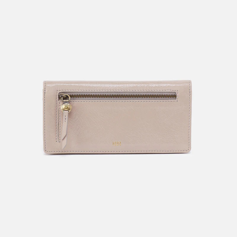 Hutton Large Wallet Stone Gloss