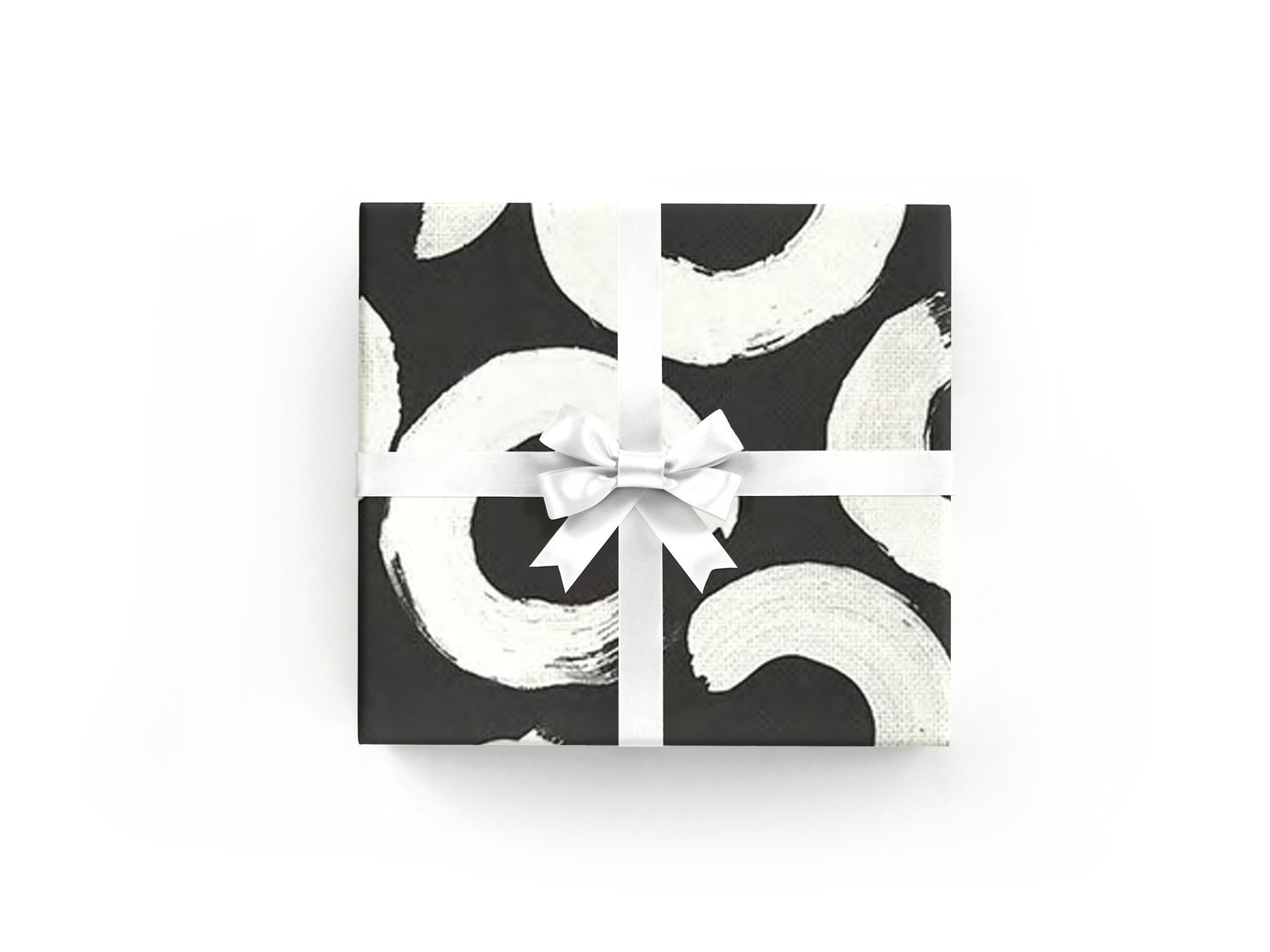 Black and White Semi Circle Wrap