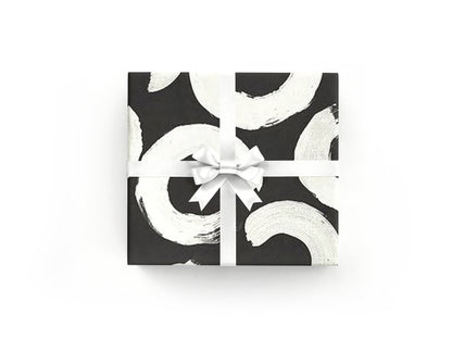 Black and White Semi Circle Wrap