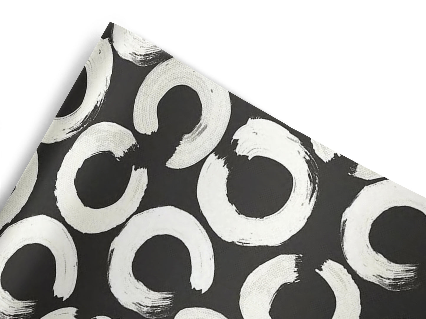 Black and White Semi Circle Wrap