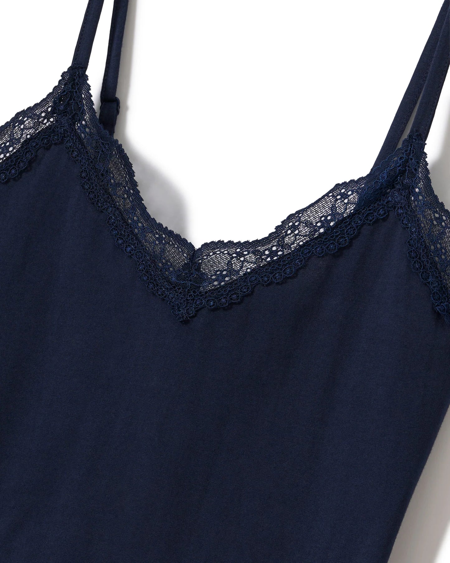 Women's Lightweight Pima Cami Short Set in Navy