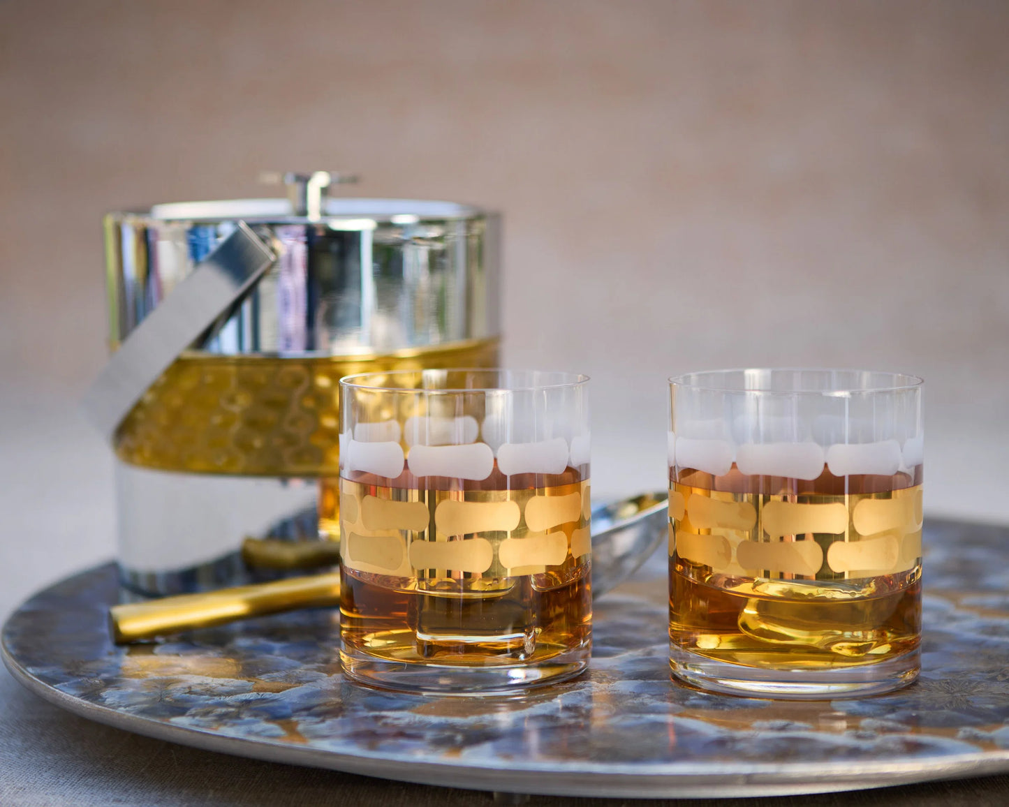 Truro Double Old Fashioned Set of 2 - Gold