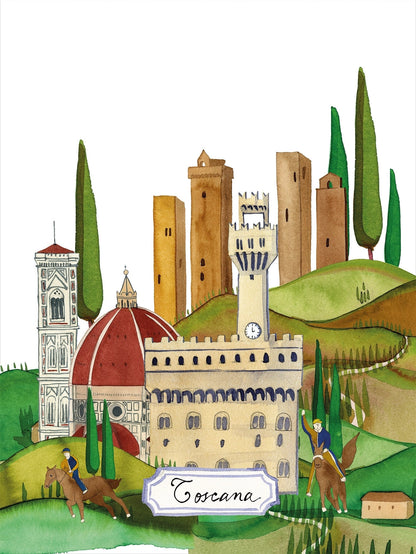 Tea Towel - Toscana