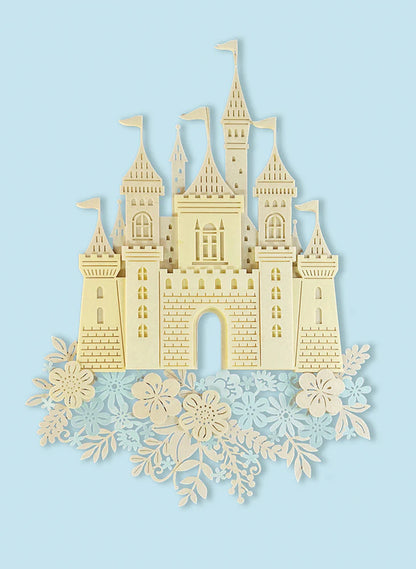 Storybook Castle Wedding Card