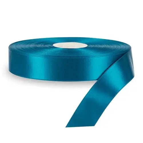 Double Faced Satin Ribbon - Parrot Blue