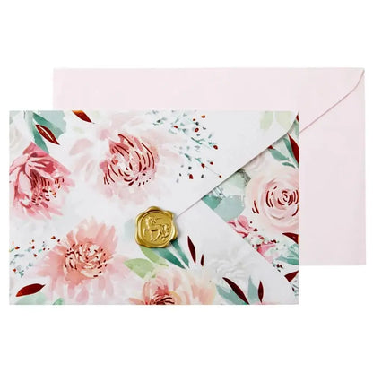 Peony Cake Collector's Edition Wedding Card