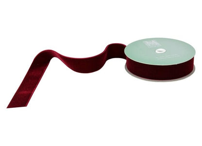 Japanese Velvet Ribbon - Wine