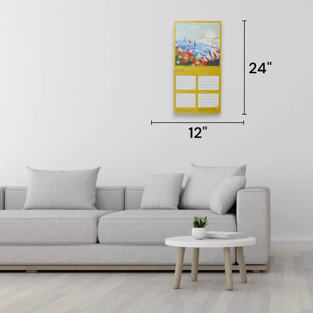 Beautiful Bright Places 2025 Wall Calendar