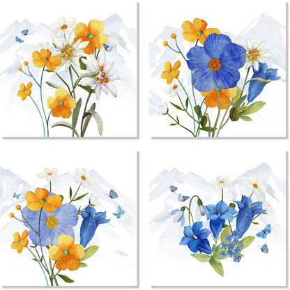 Napkins - Alpi Flora Set of 4