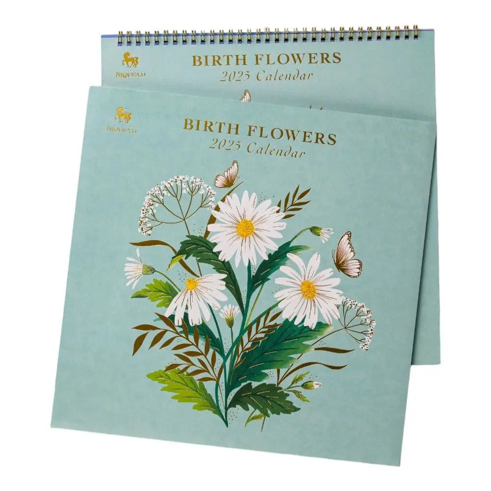 Birth Flowers 2025 Wall Calendar