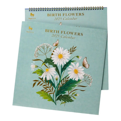Birth Flowers 2025 Wall Calendar