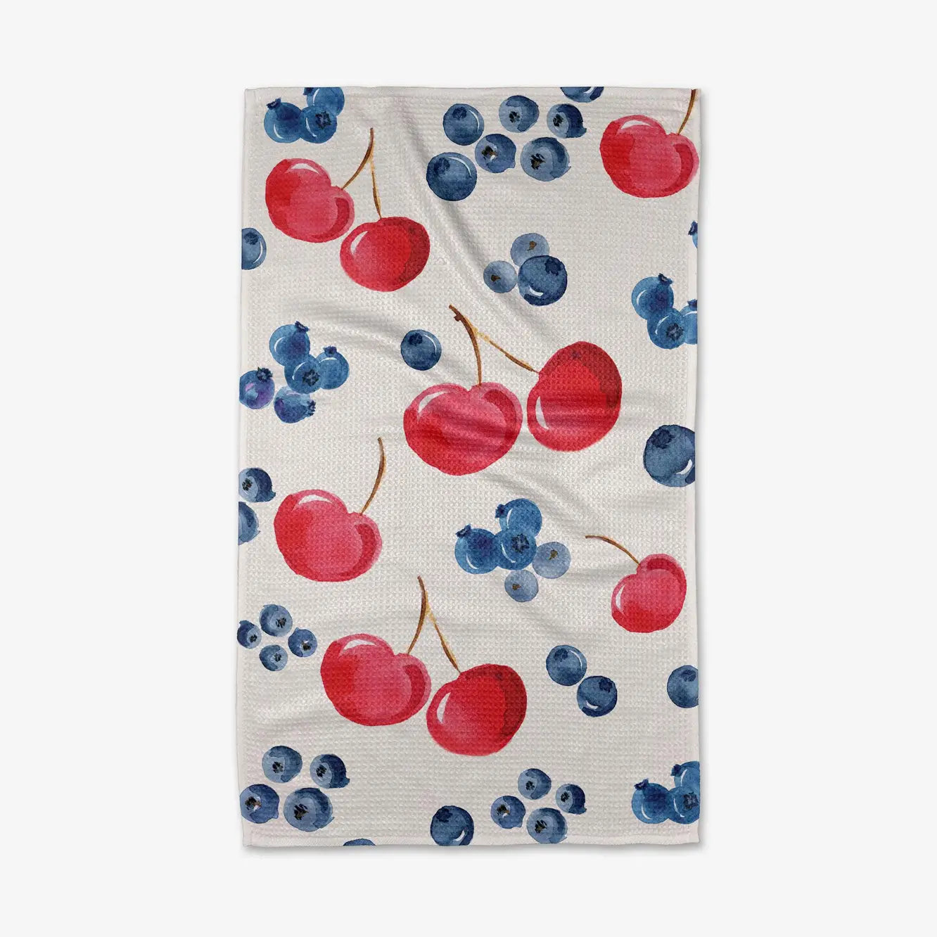 Geometry Cherry On Top Tea Towel