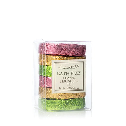 Leaves, Magnolia, Té Set of 6 Fizz Tablets