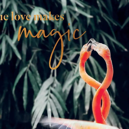 Flamingos Anniversary Card