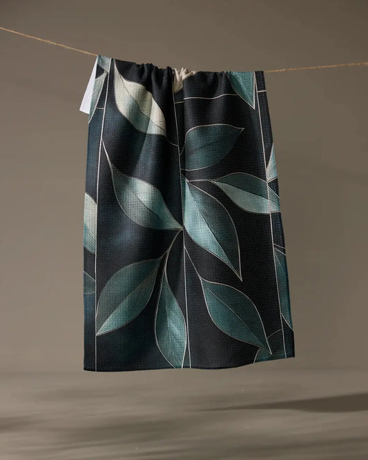 Geometry Modern Organic Tea Towel