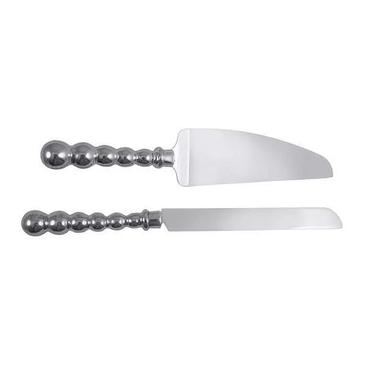 Pearled Cake Server Set