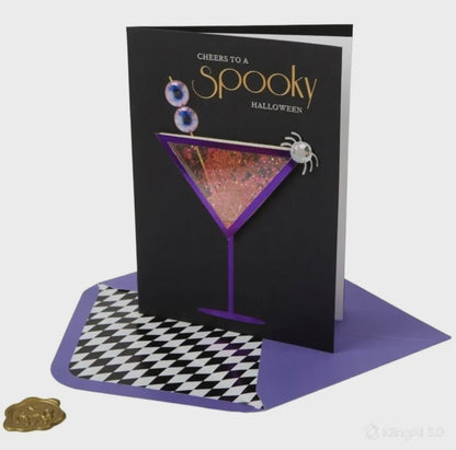 Spooky Cocktail Halloween Card
