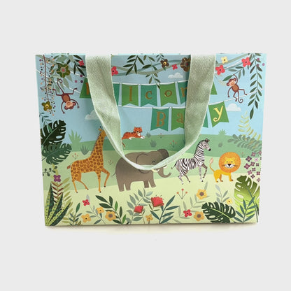 Jungle Baby Large Horizontal Gift Bag