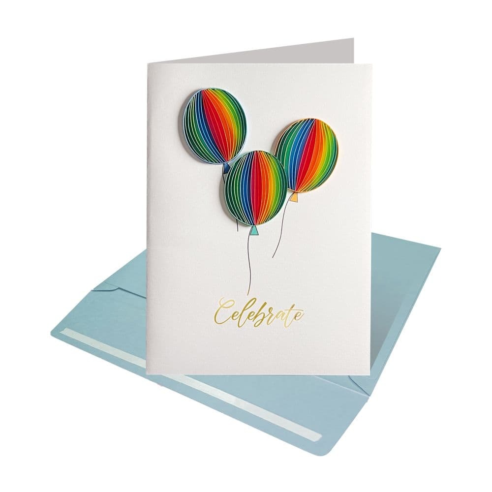 Quilled Birthday Balloons Birthday Card