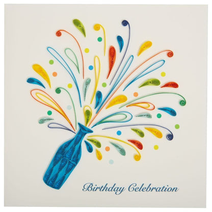 Quilled Birthday Celebration Birthday Card
