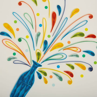 Quilled Birthday Celebration Birthday Card
