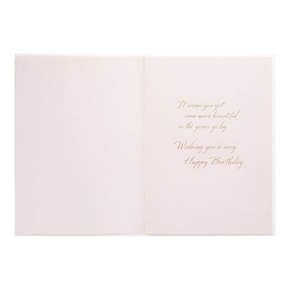 Sister Flowers And Butterflies Birthday Card