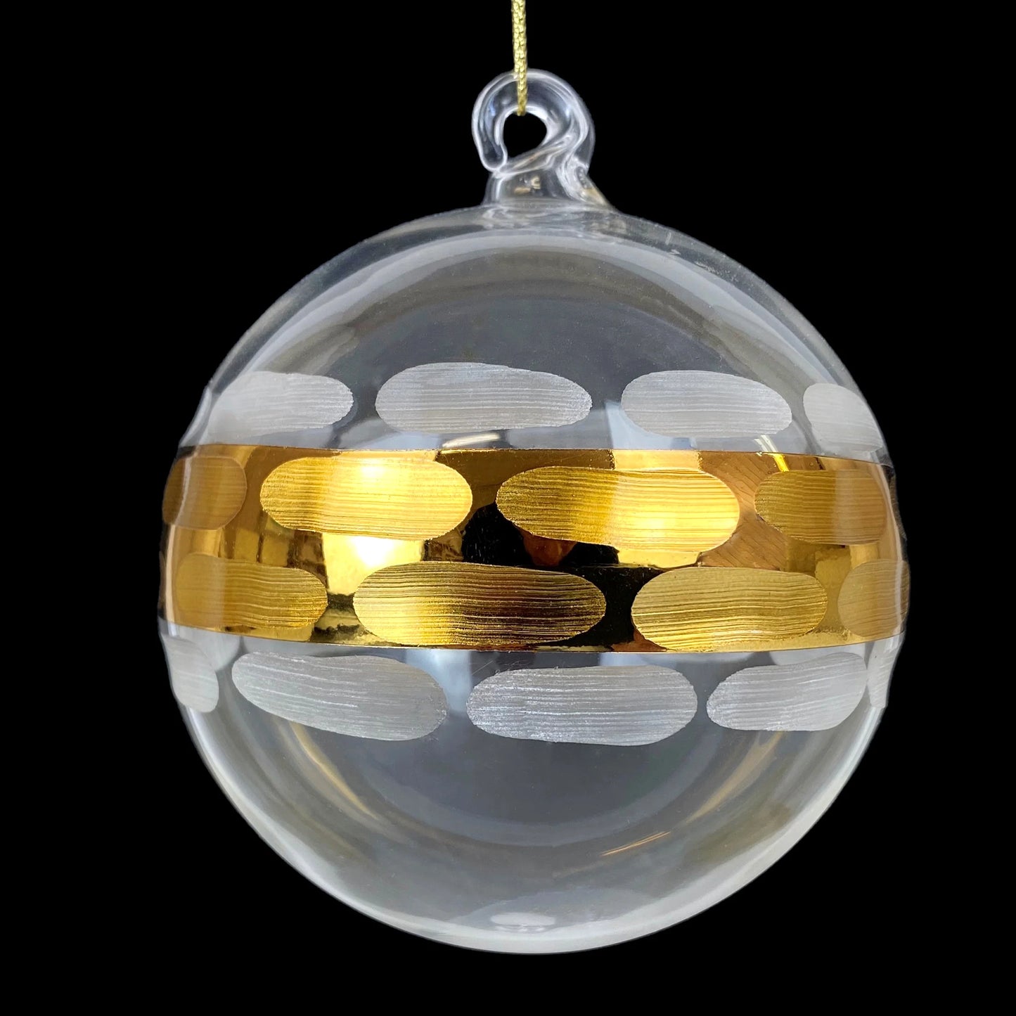 Truro Gold Glass Ornament
