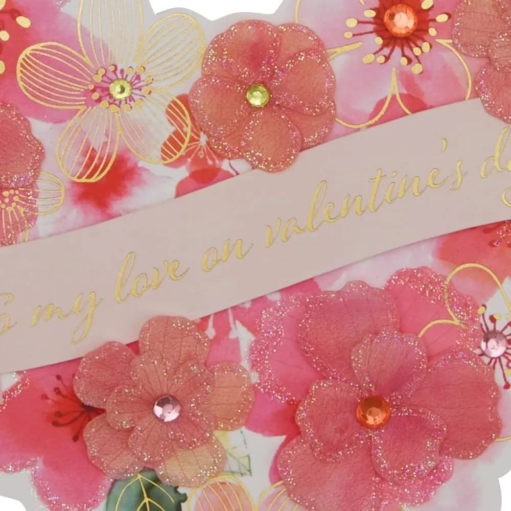 Watercolor Heart Valentine's Day Card