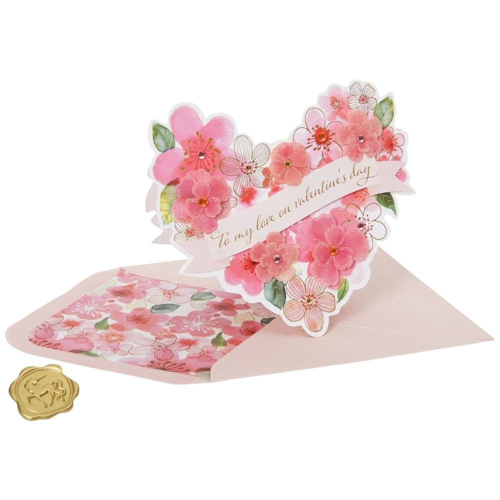Watercolor Heart Valentine's Day Card